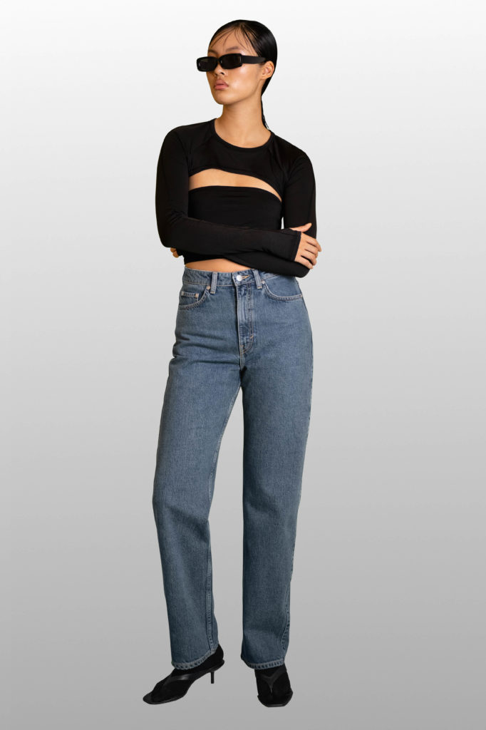 Weekday row hot sale blue jeans