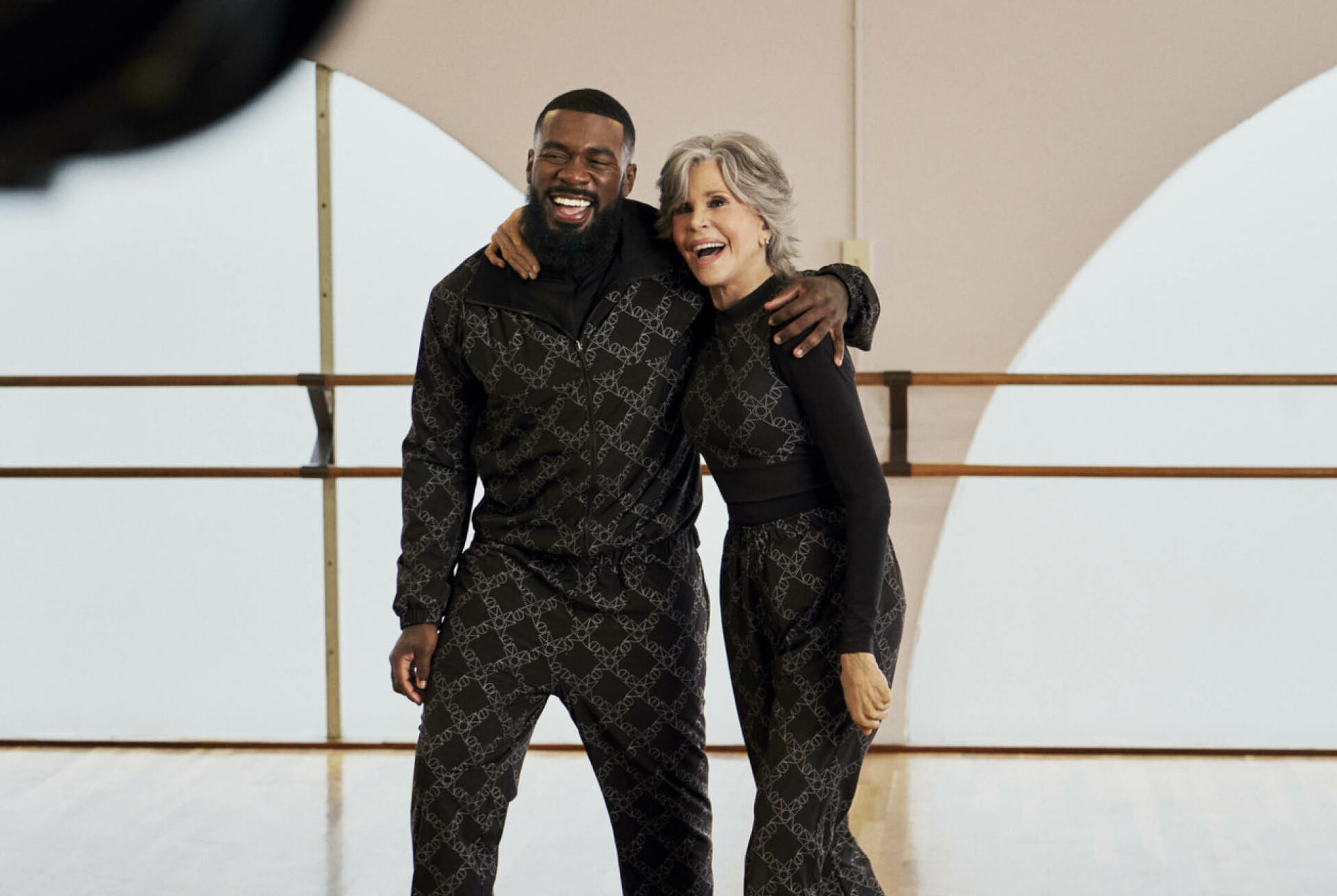 H&M Move invites the whole world to move together with Jane Fonda and  JaQuel Knight - H&M Group